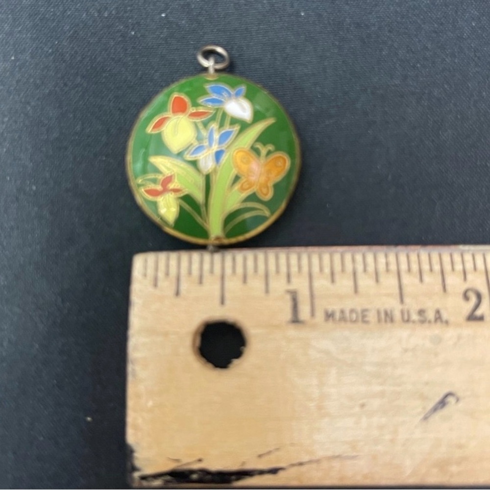 Cloisonné pendant vintage
